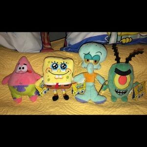 ⚠️SOLD⚠️ SpongeBob plush set